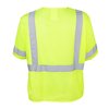 Ironwear Polyester Mesh Safety Vest Class 3 w/ 3 Pockets (Lime/4X-Large) 1292-L-4XL